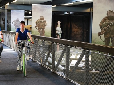 Wereldprimeur Fietsbrug